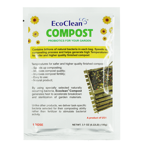 Sử dụng vi sinh ủ phân Ecoclean Compost để giúp quá trình ủ phân hiệu quả hơn!